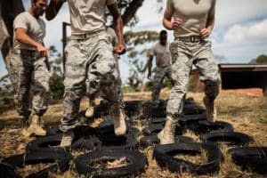 qualify physically for the Louisiana Army National Guard Trainer giving training to military soldiers